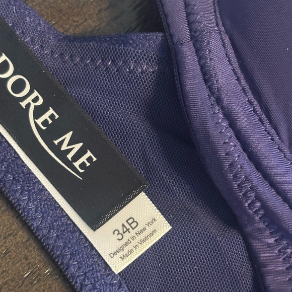 Adore Me, Dark Purple Lace Bra Size:34B - Picture 8 of 8